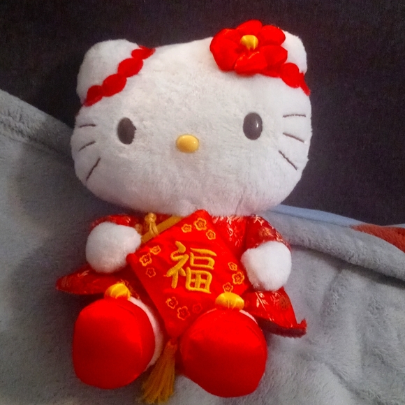 chinese new year hello kitty plush